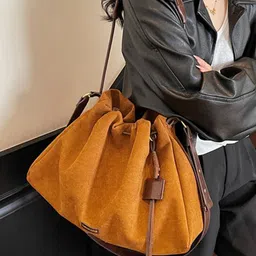 StyleCast x Revolte Women Solid Bucket Shoulder Bag-picture-41