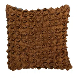 Romee Brown Polyester Cushion Covers (40 x 40 cm) - Set of 2 image 3