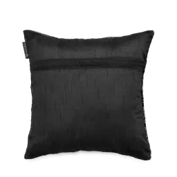 Romee Black Cotton Cushion Covers (40 x 40 cm) - Set of 5 image 3