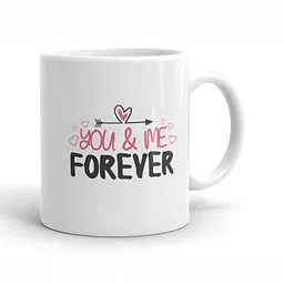 Mr UVD White & Pink Typography Printed Ceramic Matte Mug 350 ml-picture-13