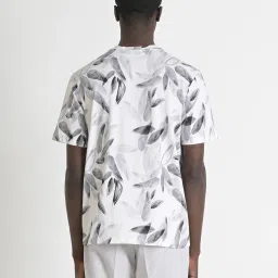 Antony Morato Cream Regular Fit Print T-Shirt image 2