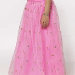 studiorasa Kids Pink Sequence Skirt image 3