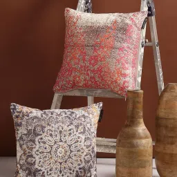 Romee Multicolor Polyester Cushion Covers (40 x 40 cm) - Set of 2 image 1