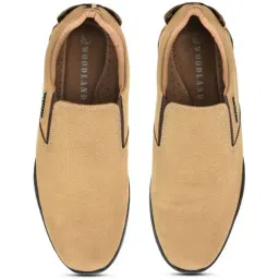 Woodland Men's Camel Slip-On Shoes image 4