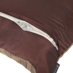 Romee Brown & Beige Jute Cushion Covers (60 x 60 cm) - Set of 2 image 4