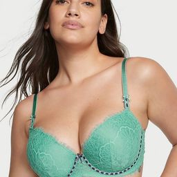Victoria's Secret Floral Bra Half Coverage Underwired Lightly Padded-picture-27