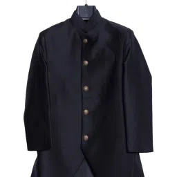 Blue Giraffe Kids Black Regular Fit Coat & Trousers image 1