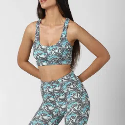 Forever 21 Grey Printed Sports Bra image 3