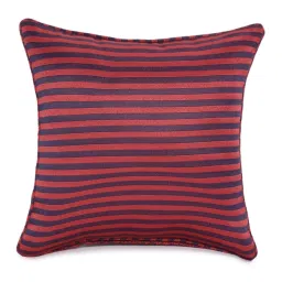 Romee Maroon & Navy Polyester Cushion Covers (40 x 40 cm) - Set of 5 image 1