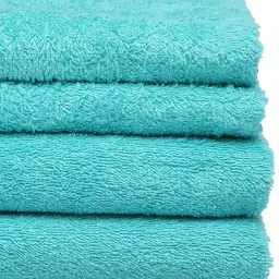 CORE Designed By Spaces Seasons Best Turquoise Cotton 380 GSM Bath Linen Set image 4