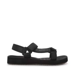 Yoho Women's Black Floater Sandals-picture-25