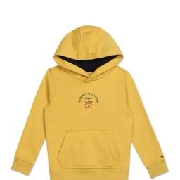 Tommy Hilfiger Kids Yellow Solid Hoodie-picture-10