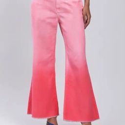 Label Ritu Kumar Pink Relaxed Fit Mid Rise Jeans-picture-38