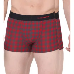 UnderJeans by Spykar Multicolor Check Trunks - Pack of 2 image 1