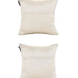 Romee Maroon & Blue Polyester Cushion Covers (40 x 40 cm) - Set of 2 image 3