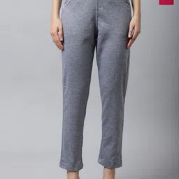 Valles365 by S.C. Women Pack Of 2 Regular Fit Mid-Rise Trousers-picture-21
