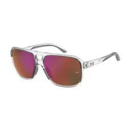 Under Armour Brown Rectangular Sunglasess For Men-image-22