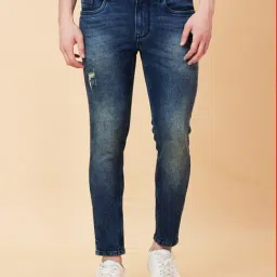 Being Human Blue Regular Fit Distressed Jeans-picture-35