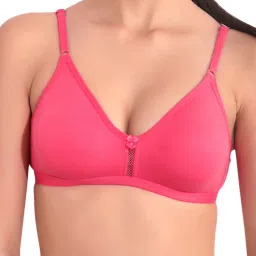 Floret Multicolor Non Wired Non Padded T-Shirt Bra (Pack Of 3) image 4