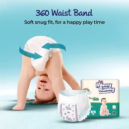 HONEY BUNNY Baby Diaper Pants Super Soft Dry Plus 12 Hour protection - pack of 78 S - S image 2