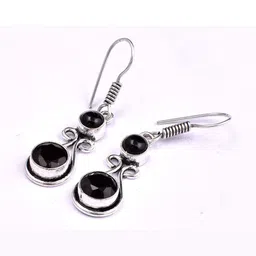 AAR Jewels Silver-Plated Alloy Turquoise Drop Earrings-picture-27