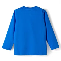 Babyhug Disney Single Jersey Knit Full Sleeves Night Suit With Lion King Graphics - Blue image 3