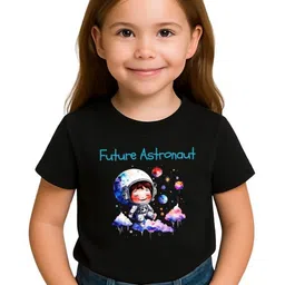 TAGWEAR Girls Printed Raw Edge T-shirt-picture-52