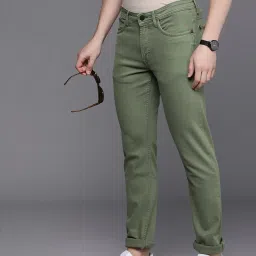 Allen Solly Jeans Olive Skinny Fit Jeans image 3