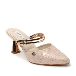 Elle Women's Nude Mule Shoes image 3