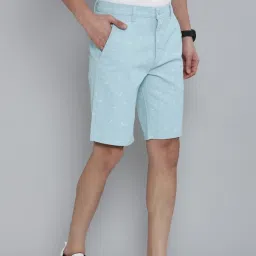 Levi's Blue Cotton Regular Fit Printed Shorts image 3