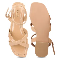 Inc.5 Women's Beige Ankle Strap Sandals image 3