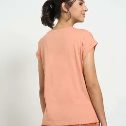 Dreamz by Pantaloons Pink Sleepwear Top image 2