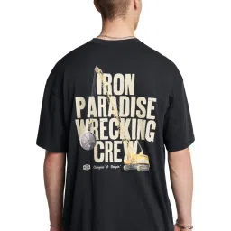 Under Armour Black Slim Fit Printed Sports T-Shirt image 2