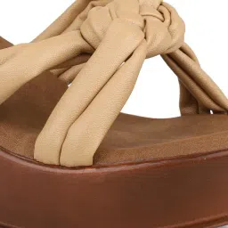 Inc.5 Women's Camel Ankle Strap Wedges image 5