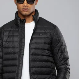 Levi's Black Blended Slim Fit Solid Jacket image 2