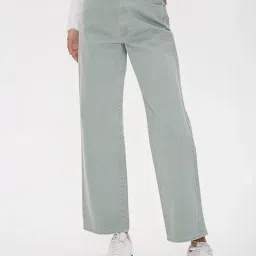 FOREVER 21 WOMEN HIGH WAIST STRAIGHT FIT REGULAR LENGTH JEANS-picture-18