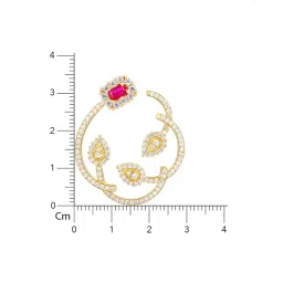 GIVA 92.5 Sterling Silver Sparkly Floral Stud for Women image 3