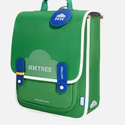 Little Surprise Box Green Solid Medium Backpack-image-17