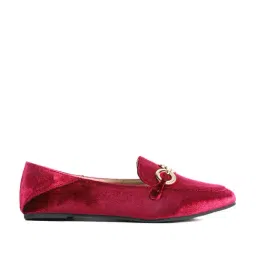 London Rag Women's Burgundy Casual Loafers-image-59