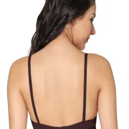 IN CARE Brown & Maroon Cotton T-Shirt Bras - Pack Of 2 image 3