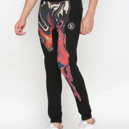 Being Human Black Regular Fit Printed Joggers image 3