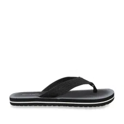 Walkway Men's Black Flip Flops-image-22
