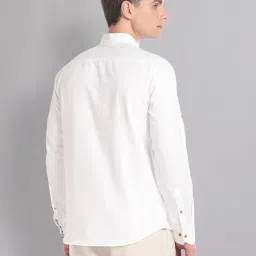 AD by Arvind White Slim Fit Shirt image 2