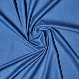 fabindia home Fabindia Navy Cotton 180 TC Double Bed Sheet With Pillow Covers image 3