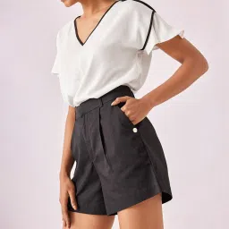 The Label Life Black Shorts image 3