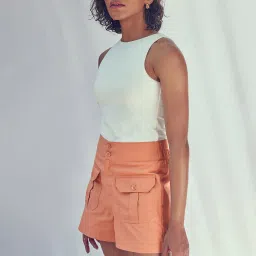 The Label Life Beige Shorts image 3