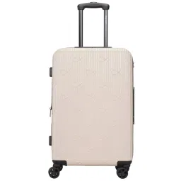Calvin Klein Insiginia 2.0 White Textured Hard Cabin Trolley Bag - 67 cm image 2