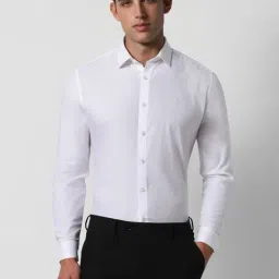 Van Heusen White Cotton Slim Fit Shirt-image-24