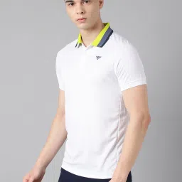 Woods White Regular Fit Sports Polo image 3