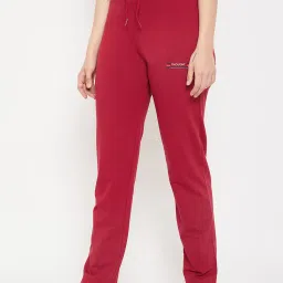 Cantabil Maroon Mid Rise Track Pants image 3